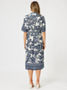 Palm Cove Dress-Navy Multi
