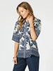 Palm Cove Shirt-Navy Multi
