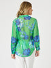 Garden Bloom Shirt-Elm Blue