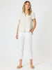 Lino Embroidered Shirt - Natural / White