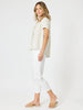 Lino Embroidered Shirt - Natural / White