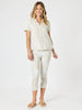 Morro Bay Pant - Natural / White