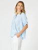 Marine Stripe Print Top - Blue/White gordon smith
