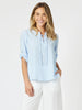 Marine Stripe Print Top - Blue/White gordon smith