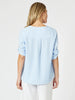 Marine Stripe Print Top - Blue/White gordon smith