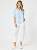 Marine Stripe Print Top - Blue/White gordon smith