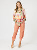 Passport Print Shirt - Sunset Multi