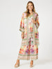 Passport Print Kimono - Sunset Multi