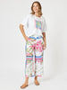 Monaco Wide Leg Pant - Sardinia Blue