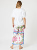 Monaco Wide Leg Pant - Sardinia Blue