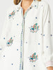 Peacock Embroidered Shirt - White Multi GORDON SMITH. HAMMOCK AND VINE
