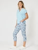 Alexandria Pant-Blue/White