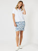 Alexandria Floral Print Skirt - Blue/White GORDON SMITH