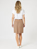 Palm Tee - White/ Natural