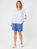 The Lino Short - Sardinia Blue
