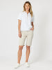 Polo Top - White/Natural gordon smith