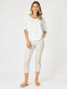 Alexis Gingham Print Pant - Natural gordon smith