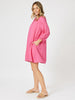 Mykonos Shift Check Dress - Peony