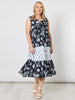 Palm Springs Midi Dress - Navy