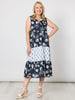 Palm Springs Midi Dress - Navy
