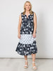 Palm Springs Midi Dress - Navy
