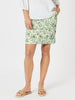 Alexandria Floral Skirt - Basil White