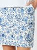 Alexandria Floral Print Skirt - Blue/White GORDON SMITH