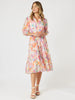 Spring Floral Print Dress -  Multi gordon smith