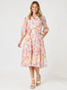Spring Floral Print Dress -  Multi gordon smith