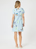 Destination Print Shift Dress - Pale Blue gordon smith