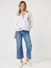 Birdie Embroidered Shirt-White Multi