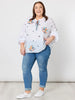 Birdie Embroidered Blouse - White Multi