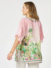 Toucan V Neck Top - Pink