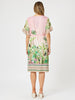 Toucan Ruffle Sleeve Dress - Pink