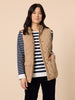 Hampton Quilted Vest-Caramel
