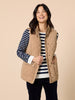 Hampton Quilted Vest-Caramel
