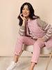 Idaho Stripe Knit - Natural Blush