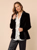 Palazzo Velvet Blazer - Black hammock & vine