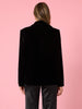 Palazzo Velvet Blazer - Black hammock & vine