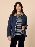 Colorado Quilted Jacket - Navy