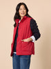 Hampton Quilted Vest - Red