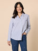 Heritage Stripe Shirt - Blue/ White