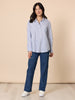 Heritage Stripe Shirt - Blue/ White