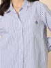 Heritage Stripe Shirt - Blue/ White