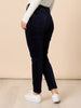 Avenue Slim Leg Cord Pant - Navy