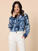 Newport Paisley Print Sheer Shirt - Blue/ Multi