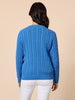 Hampton Cable Jumper-Cobalt