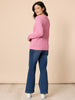 Hampton Cable Jumper-Pink