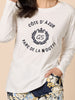 Cote D'Azur Long Sleeve Tee - Ivory