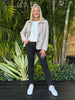 Hunter Print Pant - Coffee Multi